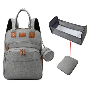 नई डिजाइन बेबी डायपर बैग के साथ बैग बदलते स्टेशन के लिए लड़का लड़की है। बच्चे सामान नवजात अनिवार्य यूनिसेक्स डायपर बैग बच्चों की गाड़ी