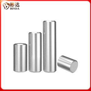 Goupilles cylindriques en acier inoxydable Binda, rainurées, finition brillante, usage général, norme GB119 - Product Image 4