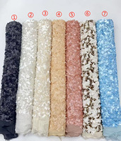 Tissu à Paillettes Épais et Couvrant Blanc et Or Scintillant pour Robes de Soirée, Robes de Fête et Tenues de Cérémonie