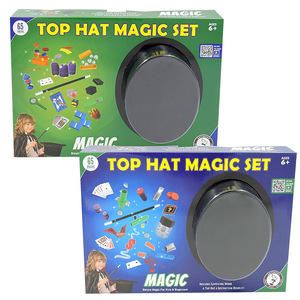 Set de Magia para Niños y Adultos, Sombrero Mágico de Plástico, Varita, Accesorios para Trucos de Magia, para Espectáculos de Magia de Cerca - Product Image 2