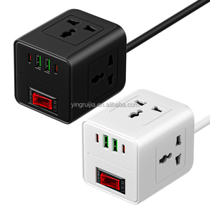 Rubiks Cube phổ điện dải với bảo vệ quá tải, MAGIC CUBE 3 cửa hàng với USB C, di động mở rộng dây Ổ cắm điện - Product Image 1