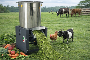 Hachoir Électrique Commercial pour Légumes, Broyeur et Coupe-légumes pour Aliments du Bétail et de la Volaille, Déchiqueteur pour la Transformation des Aliments de Volaille - Product Image 5