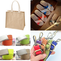Stock 25mm épaisseur de gros polyester/coton tissé ruban sangles pour sacs ceinture chaussures