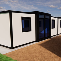 Salle de bain préfabriquée extensible de luxe avec design moderne et installation rapide pour maison, bureau, hôtel, villa et appartement