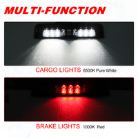 Feu de freinage à Led, feu de signalisation rouge, feu de Cargo blanc pour Dodge Ram 2009 2017-1500