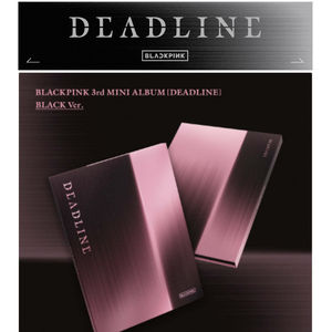 KPOP BLACKPINK 3er Mini Álbum DEADLINE Versión PINK Versión BLACK CD Coleccionable Oficial Regalo del Grupo Femenino Coreano Bluewave - Product Image 4