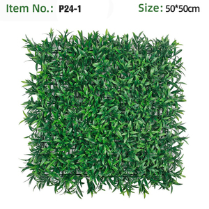 Panneaux muraux de plantes artificielles 50x50cm en gros pour aménagement paysager et terrasses, décor de jardin vertical - Product Image 2