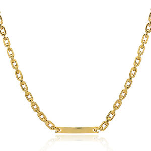 تخصيص Engravable الليزر قلادة مجوهرات مع معرف محفورة بسيطة المختنق رابط للرجال/النساء هدية - Product Image 6