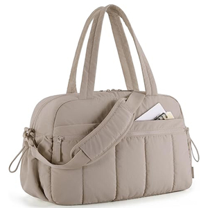 Sacs de voyage à bandoulière durables avec poignée, sacs en polyester imperméables, légers, matelassés, avec poche de rangement imperméable - Product Image 1
