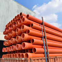 Conduit de câble MPP souterrain de 180 mm de longueur personnalisée, haute résistance à la compression, pour projet d'infrastructure verte