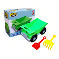 Ensemble de jouets camion benne pour enfants avec pelle et râteau, jouet de construction en plastique pour bac à sable