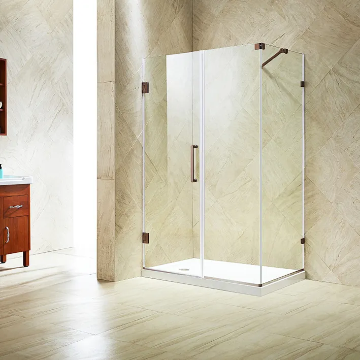 Cabina de ducha personalizada, cristal templado, pantalla de baño
