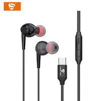 SOMIC TONE D23C Earbud Sport Tipe-C Berkabel Headphone Suara Stereo HiFi Tahan Air IPX-4 Codec AAC Kompatibel iPhone 15/16
