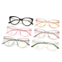 Monture optique octogonale nouvelle arrivée Tr90, monture de lunettes de soleil œil de chat, grande monture pour femmes
