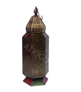 Atiqco Latest Standard Metal Gulabo Lantern Muslim Festive <b>Decorations</b> for <b>Weddings</b> Patios Garden Hanging Candle Holders Uttar - Product Image 1