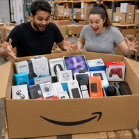 Mystery Box: Pacchi Non Reclamati di Amazon con Smartphone, Orologio e Caricabatterie per Rivenditori, Pronta Consegna per Acquirenti Globali