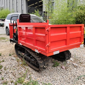 Mini-dumper sur chenilles en caoutchouc de 1,5 tonne certifié CE ISO pour le transport agricole, en verger, en montagne et sur chantier - Product Image 3
