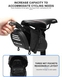 RIDERACE Nouvelle <span class=keywords><strong>Sacoche</strong></span> <span class=keywords><strong>de</strong></span> <span class=keywords><strong>Selle</strong></span> <span class=keywords><strong>de</strong></span> Vélo Réfléchissante à Rayures pour VTT et Vélo <span class=keywords><strong>de</strong></span> Route, Petite <span class=keywords><strong>Sacoche</strong></span> <span class=keywords><strong>de</strong></span> Rangement Arrière pour Outils <span class=keywords><strong>de</strong></span> Cyclisme - Product Image 4