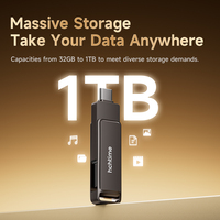 Flashdisk USB 3.0 Logam Berkualitas Tinggi Grosir Kustom Kapasitas 32GB 64GB 128GB 256GB untuk Video