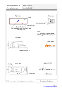<span class=keywords><strong>E</strong></span>-MARK <span class=keywords><strong>prix</strong></span> de fabrication pour <span class=keywords><strong>Opel</strong></span> <span class=keywords><strong>Corsa</strong></span> F Peugeot Cirtoen lampe de plaque d'immatriculation de voiture OE: 9815225980 - Product Image 6