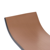 Melors Plancher marin de terrasse synthétique antidérapant de qualité supérieure Plancher de bateau en teck PVC