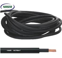 Cable de Goma de Alta Tensión NSGAFOU 1.8/3kV, Unipolar, VDE, con Clasificación IP67, Resistente al Aceite y a las Llamas