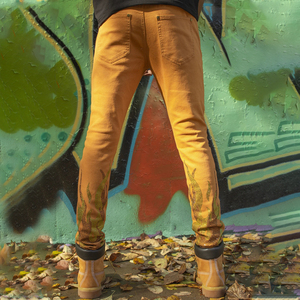 Pantalones Vaqueros DiZNEW Personalizados con Lavado Desgastado y Pedrería, Al Por Mayor, Elastano Más Suave, Corte Ajustado, Jeans para <span class=keywords><strong>Hombre</strong></span> - Product Image 4