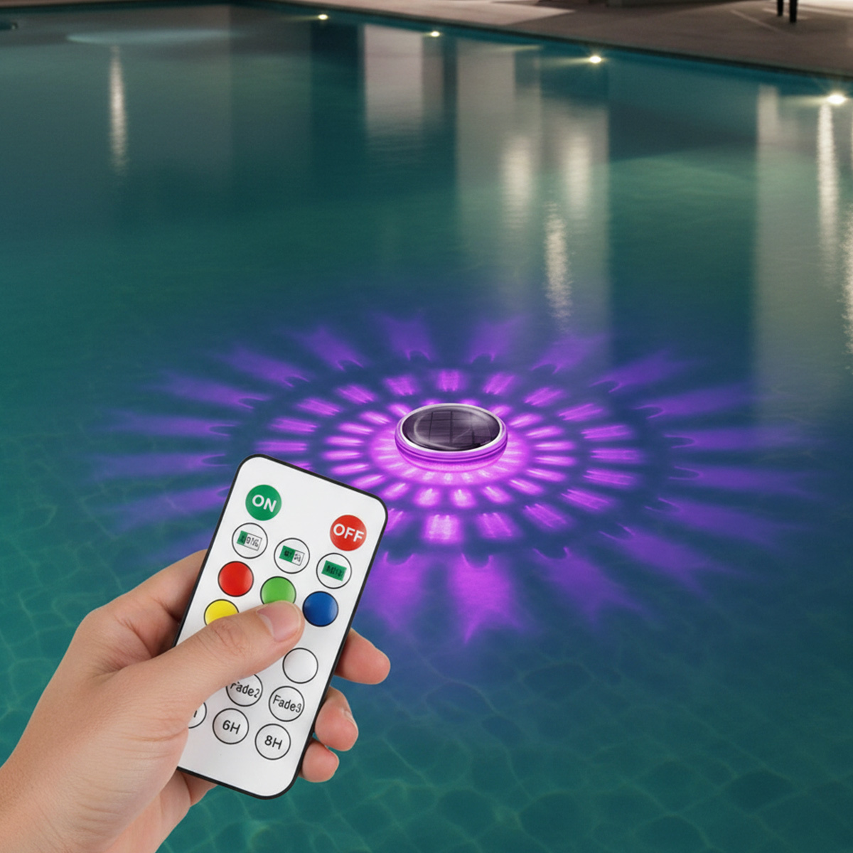Swimming Pool Lights LED Floating Solar Lamp IP67 Waterproof Plastic RGB Color Changing Outdoor Garden Party Decor Night Light