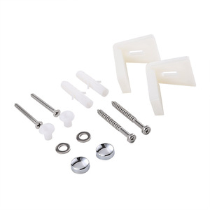 Kit de fixation pour siège de toilette Aojiele, acier inoxydable 304, support en forme de L, vis et chevilles pour accessoires de salle de bain - Product Image 5