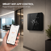 HY531 Modern Smart Life Asistente de Google Termostato montado en la pared Bloqueo para niños Comunicación WiFi para calentar PC 90V-240V