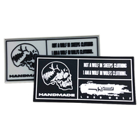 Patch en PVC personnalisé, logo en caoutchouc souple, vente en gros, patch en caoutchouc PVC personnalisé avec logo