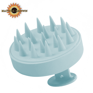 Cepillo Masajeador de <span class=keywords><strong>Cuero</strong></span> <span class=keywords><strong>Cabelludo</strong></span> de Silicona y PP+TPE para Uso Doméstico, con Función Exfoliante, para Estimular <span class=keywords><strong>el</strong></span> Crecimiento del Cabello y Masajear con Champú, Estimulando los Meridianos - Product Image 5