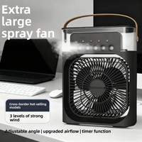 Ventilateur humidificateur USB avec commande style clavier de piano, 3 vitesses, fonctionnement silencieux, portable pour bureau et extérieur