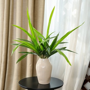 CallaFloral Plante Artificielle Cymbidium Faberi en PVC Souple Vert Décoration de Mariage Style INS Artisanat Transfrontalier - Product Image 2