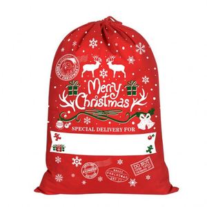 Sac de Noël Père Noël le plus vendu de High King, 50 cm L x 70 cm H, en toile de lin, emballage cadeau, vente en gros en vrac - Product Image 3