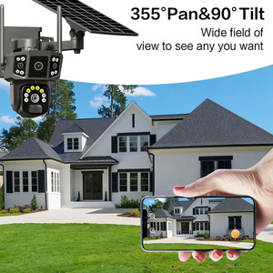 6.0MP Built-in Battery V380pro Outdoor <strong>CCTV</strong> <strong>Wireless</strong> Solar Powered 4G Wifi IP Camera - Product Image 3