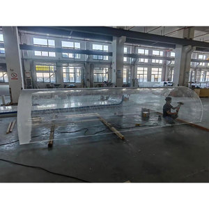 Clôture de piscine en acrylique Lucite CrystalView, directement de l'usine, bords sans joint, découpe sur mesure, épaisseur et dimensions personnalisées, pour extérieur - Product Image 5