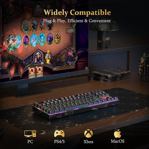 Redragon K552 Mechanical Gaming <strong>Keyboard</strong> Anti-Ghosting Metal Frame Red Switches Hot-Swap Wired RGB Mechanical Gaming <strong>Keyboard</strong> - Product Image 6