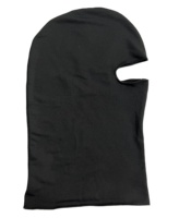 Cagoule de moto coupe-vent en polyester/coton noir unisexe personnalisable – Idéale pour la plage et les voyages