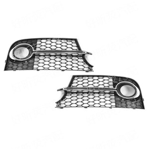 Audi Tt Tts 2011 2014 Front Bumper Grille Fog Light Covers <b>Plastic</b> <b>Mesh</b> Trim For Audi Ra Models - Product Image 2