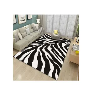 Modernist ische abstrakte Zebra druck Teppich Schlafzimmer Studie Wohnzimmer Luxus Dekoration Licht Luxus