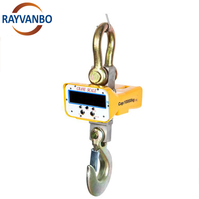 Heavy Duty 30Ton 20 Ton Digital Wireless Printer Hanging Scale Crane Scale With Optional Remote Controls