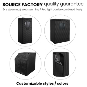 صندوق ساونا بالأشعة تحت الحمراء الأكريليك الحديث للعلاج الشامل للجسم، علاج بالضوء الأحمر للعناية بالبشرة، ساونا بخار محمولة للجمال - Product Image 5