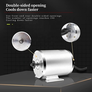 Kit de moteur sans balais <span class=keywords><strong>à</strong></span> courant continu MY1020 36V/48V/60V/72V 1000W 1500W 2000W 3000W pour véhicules électriques - Product Image 4