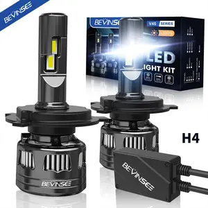 Bevinsee H4 9003 LED Headlight Bulbs 120W 22000LM Hi/Low Beam Bright White Lamp 6000K For VW Transporter T4 T5 T6 1990-2019