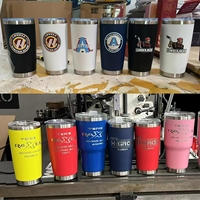 Gobelet isotherme personnalisé avec logo, 20 oz, à double paroi en acier inoxydable, avec couvercle, pour sublimation, idéal comme cadeau