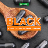 Capsules de perte de poids OEM ODM Black Brûleur de graisse puissant contrôle l'appétit et les envies d'énergie toute la journée améliore l'humeur