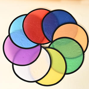 Op Maat Gemaakte Digitale Bedrukte Sneldrogende Ronde Nylon Vliegende Schijf Ventilator Diy Flexibel Opvouwbaar Voor Promotieartikel Voor Feestzakken - Product Image 3