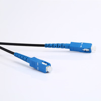 Proveedor de cable de conexión de fibra simple/dúplex SC/UPC 1 núcleo cable de fibra óptica patchcord g657a2 rollo de cable de conexión de fibra óptica