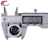Ventilateur centrifuge coaxial manuel, 3015, 30x30x15mm, 5v 12v, de haute qualité, pour imprimante portable, en noir